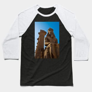 Egypt. Luxor. Luxor Temple. Colossal Statue of Ramesses II. Baseball T-Shirt